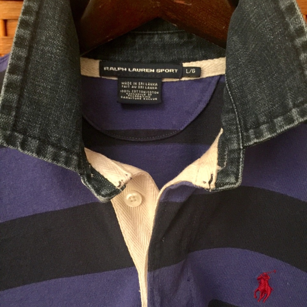 πΊ{{{ SΜ·OΜ·LΜ·DΜ· }}}πΊ Ralph Lauren Sport Shirt - Picture 2 of 4